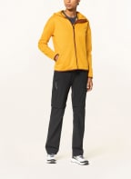 VAUDE Fleecejacke MINEO, Farbe: DUNKELGELB/ DUNKELROT (Bild 1)