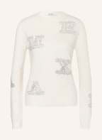 Max Mara Cashmere sweater MIA with decorative gems, Color: ECRU (Image 1)