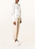 Max Mara Cashmere sweater MIA with decorative gems, Color: ECRU (Image 1)