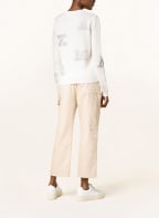Max Mara Cashmere sweater MIA with decorative gems, Color: ECRU (Image 1)