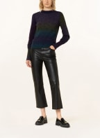 Dondup Pullover mit Alpaka , Farbe: SCHWARZ/ DUNKELLILA/ DUNKELGELB (Bild 1)