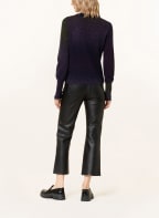 Dondup Pullover mit Alpaka , Farbe: SCHWARZ/ DUNKELLILA/ DUNKELGELB (Bild 1)