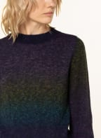 Dondup Pullover mit Alpaka , Farbe: SCHWARZ/ DUNKELLILA/ DUNKELGELB (Bild 1)