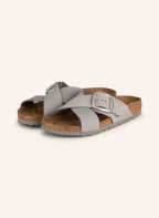 BIRKENSTOCK Pantoletten SIENA Big Buckle, Farbe: GRAU (Bild 1)