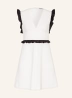 RED VALENTINO Kleid mit Rüschen, Farbe: WEISS/ SCHWARZ (Bild 1)