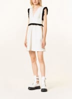RED VALENTINO Kleid mit Rüschen, Farbe: WEISS/ SCHWARZ (Bild 1)