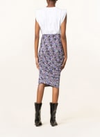 ISABEL MARANT Jerseyrock JUNO , Farbe: SCHWARZ/ LILA/ CREME (Bild 1)