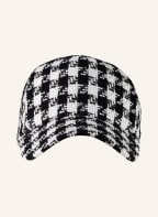 BALMAIN Cap with linen, Color: WHITE/ BLACK (Image 1)