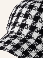 BALMAIN Cap with linen, Color: WHITE/ BLACK (Image 1)