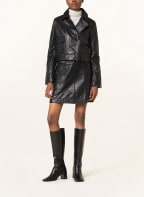 SEE BY CHLOÉ Lederjacke im Materialmix , Farbe: SCHWARZ (Bild 1)