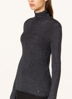PATRIZIA PEPE Pullover mit Glitzergarn, Farbe: SCHWARZ (Bild 1)