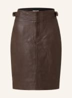 ISABEL MARANT ÉTOILE Lederrock BERTILLE, Farbe: BRAUN (Bild 1)