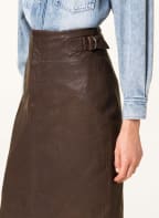 ISABEL MARANT ÉTOILE Lederrock BERTILLE, Farbe: BRAUN (Bild 1)
