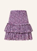 ISABEL MARANT ÉTOILE Rock NAOMI mit Volants, Farbe: LILA/ FUCHSIA/ WEISS (Bild 1)