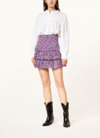 ISABEL MARANT ÉTOILE Rock NAOMI mit Volants, Farbe: LILA/ FUCHSIA/ WEISS (Bild 1)