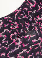 ISABEL MARANT ÉTOILE One-shoulder swimsuit SICILYA , Color: BLACK/ FUCHSIA/ PINK (Image 1)