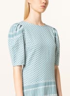 SUMMERY COPENHAGEN Kleid OLIVIA, Farbe: PETROL/ WEISS (Bild 1)