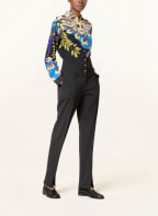 ETRO Hemdbluse aus Seide, Farbe: SCHWARZ/ BLAU/ ECRU (Bild 1)