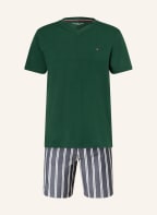 TOMMY HILFIGER Shorty pajamas, Color: GRAY/ WHITE/ GREEN (Image 1)