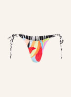 SEAFOLLY Triangel-Bikini-Hose TROPFEST zum Wenden, Farbe: HELLBLAU/ ROT/ LILA (Bild 1)