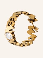 Alexander McQUEEN Creole earrings, Color: GOLD/ WHITE (Image 1)