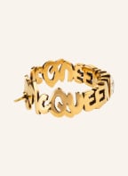 Alexander McQUEEN Creole earrings, Color: GOLD/ WHITE (Image 1)