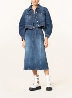 Alexander McQUEEN Cropped denim jacket, Color: 4118 MEDIUM WASH (Image 1)