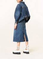 Alexander McQUEEN Cropped denim jacket, Color: 4118 MEDIUM WASH (Image 1)