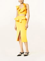 Alexander McQUEEN Knit skirt with frills, Color: YELLOW (Image 1)