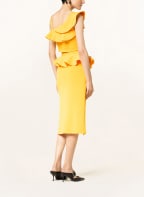 Alexander McQUEEN Knit skirt with frills, Color: YELLOW (Image 1)