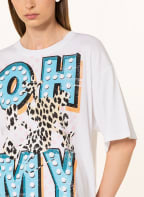 FrogBox Oversized-Shirt mit Schmucksteinen, Farbe: WEISS (Bild 1)