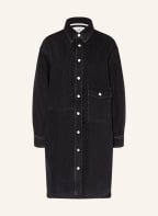 Marc O'Polo DENIM Hemdblusenkleid aus Jeans, Farbe: Q04 multi/icy black (Bild 1)