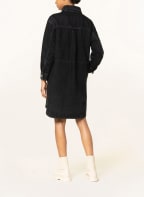 Marc O'Polo DENIM Hemdblusenkleid aus Jeans, Farbe: Q04 multi/icy black (Bild 1)