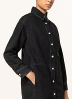 Marc O'Polo DENIM Hemdblusenkleid aus Jeans, Farbe: Q04 multi/icy black (Bild 1)