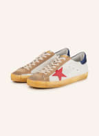 GOLDEN GOOSE Sneaker SUPER-STAR, Farbe: WEISS/ ROT/ DUNKELBLAU (Bild 1)