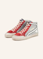 GOLDEN GOOSE Hightop-Sneaker SLIDE, Farbe: GRAU/ DUNKELROT/ WEISS (Bild 1)