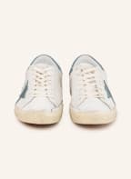 GOLDEN GOOSE Sneaker SUPER-STAR, Farbe: WEISS/ PETROL (Bild 1)