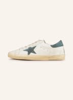 GOLDEN GOOSE Sneaker SUPER-STAR, Farbe: WEISS/ PETROL (Bild 1)