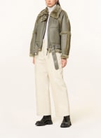 TIGER OF SWEDEN Lederjacke ALTES mit Lammfell, Farbe: HELLGRÜN (Bild 1)