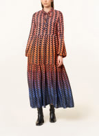RISY & JERFS Kleid GRANADA, Farbe: SCHWARZ/ HELLROT/ LACHS (Bild 1)