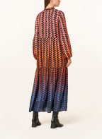 RISY & JERFS Kleid GRANADA, Farbe: SCHWARZ/ HELLROT/ LACHS (Bild 1)