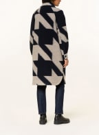RISY & JERFS Oversized-Mantel COTTBUS, Farbe: DUNKELBLAU/ BEIGE (Bild 1)