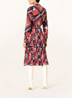VALENTINO Silk skirt, Color: RED/ DARK BLUE (Image 1)