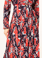 VALENTINO Silk skirt, Color: RED/ DARK BLUE (Image 1)