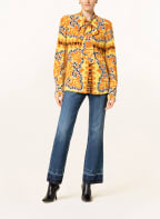VALENTINO Bow-tie blouse in silk, Color: ORANGE/ YELLOW (Image 1)