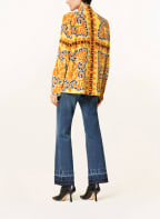 VALENTINO Bow-tie blouse in silk, Color: ORANGE/ YELLOW (Image 1)
