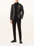 CG - CLUB of GENTS Sakko CARTER Slim Fit , Farbe: SCHWARZ/ DUNKELBRAUN/ BEIGE (Bild 1)