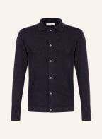 Officine Générale Strickjacke BRENT aus Merinowolle, Farbe: DUNKELBLAU (Bild 1)