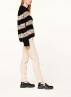 MARC CAIN Samthose mit Glitzergarn, Farbe: 612 soft bisque (Bild 1)