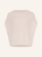 MARC CAIN Sweater vest with alpaca, Color: 609 light taupe (Image 1)